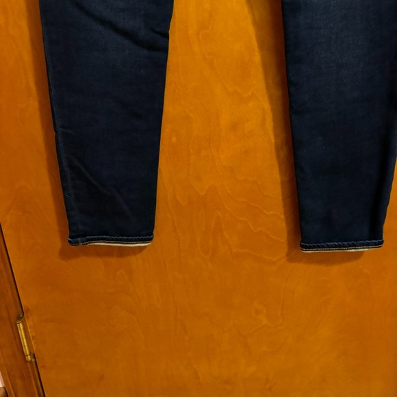 Express‎ Dark Wash Blue High Rise Skinny Jeans 8L - Picture 13 of 15